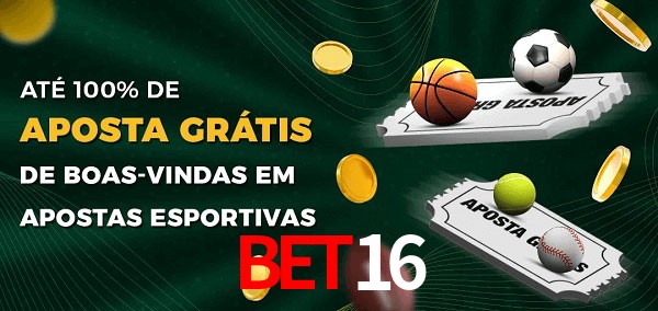 BET16 Ate 100% de Aposta Gratis
